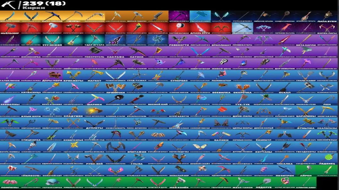 Diverse Fortnite Collection with 224 Unique Skins 🖥🎭