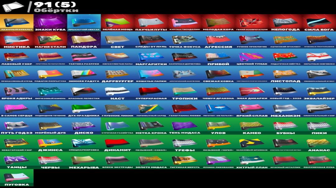 Diverse Fortnite Collection with 130 Unique Skins on PC 🎭🖥