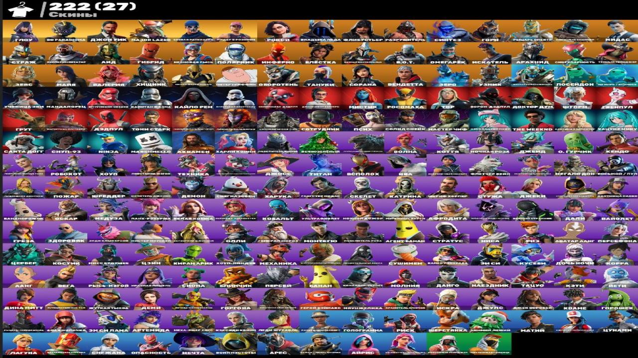 🎮 PC Battle Royale Account 🛡 222 Skins ✅ | 1 pcs. in stock