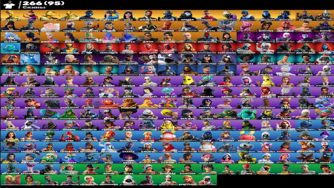 🎮 PC Battle Royale Account | 266 Skins | 1 pcs. in stock 🛡