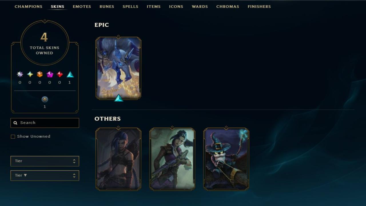 EU West Level 48 Account with 25 Champions and 5 Skins
