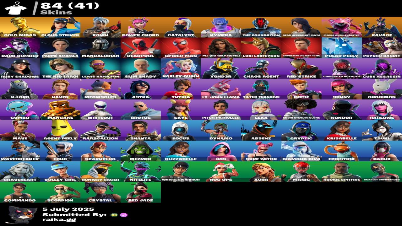 🎮 Fortnite PC Account | 84 Skins | Battle Royale | 1 pc. in stock 🛡