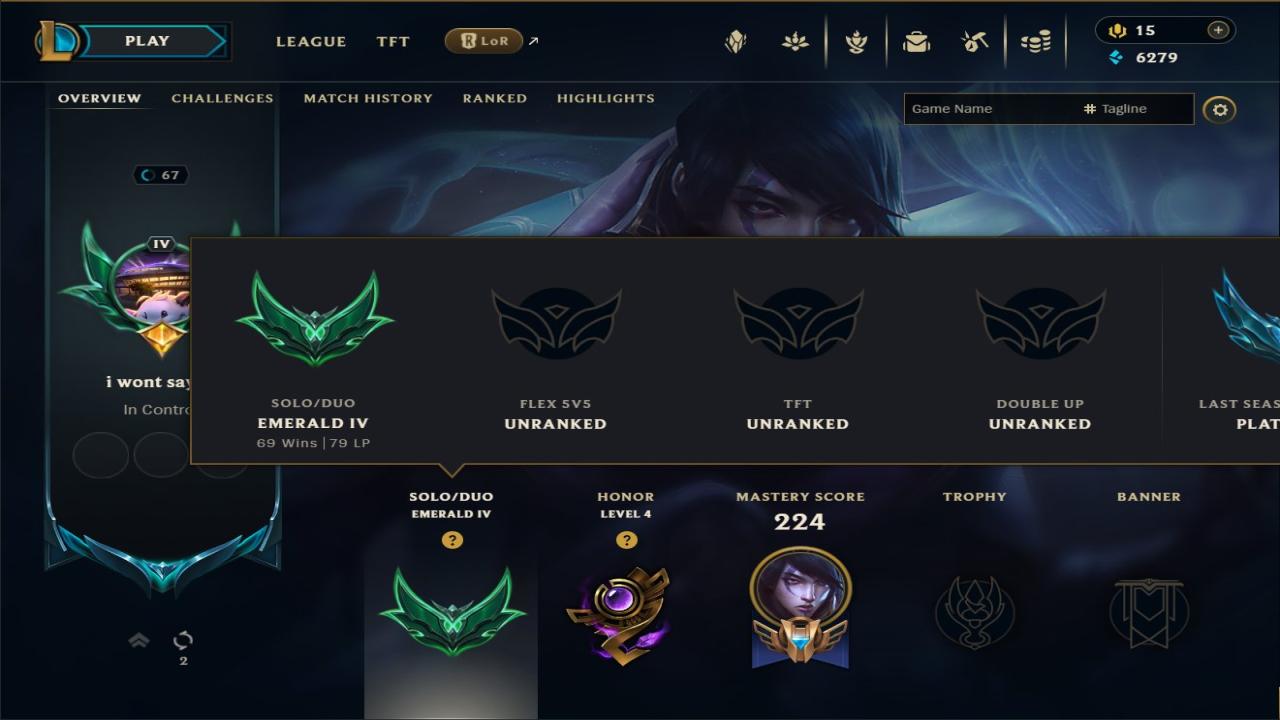 Emerald Account with 103 Champions and 30 Skins on EU West