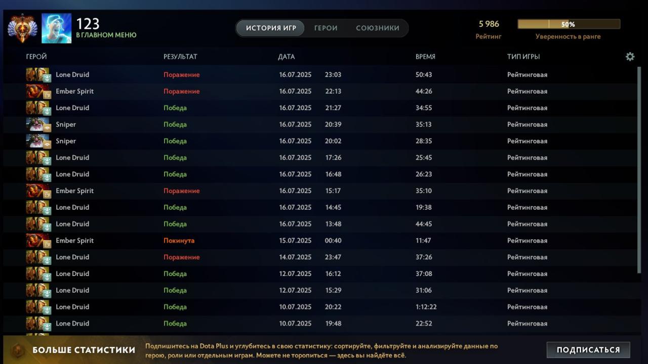 🏆 Dota 2 Account with 6000 MMR, 2823 Hours Played ✅