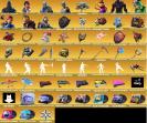 Diverse Collection of 134 Unique Skins for Battle Royale (PC)