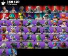 Diverse Fortnite Collection with 50 Unique Skins on PC 🎭🖥