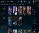 EU West Account - Level 343, Gold Rank, 182 Skins Available