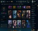 EU West Account - Level 343, Gold Rank, 182 Skins Available