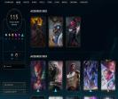 Platinum Account with 170 Champions and 115 Skins on EU West
