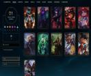 Unranked EU West Account with 21 Champions and 9 Skins
