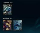 Diverse Collection of Champions and Skins on Latin America North