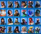 Diverse Fortnite Collection with 76 Unique Skins 🎭🖥