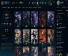 EU West Account - Level 343, Gold Rank, 182 Skins Available