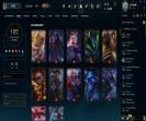 EU West Account - Level 343, Gold Rank, 182 Skins Available