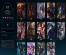 EU West Account with 97 Champions and 47 Skins, Level 188, Silver Rank