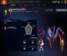 High-Ranked Dota 2 Account with 7096 MMR and 585 Hours Played