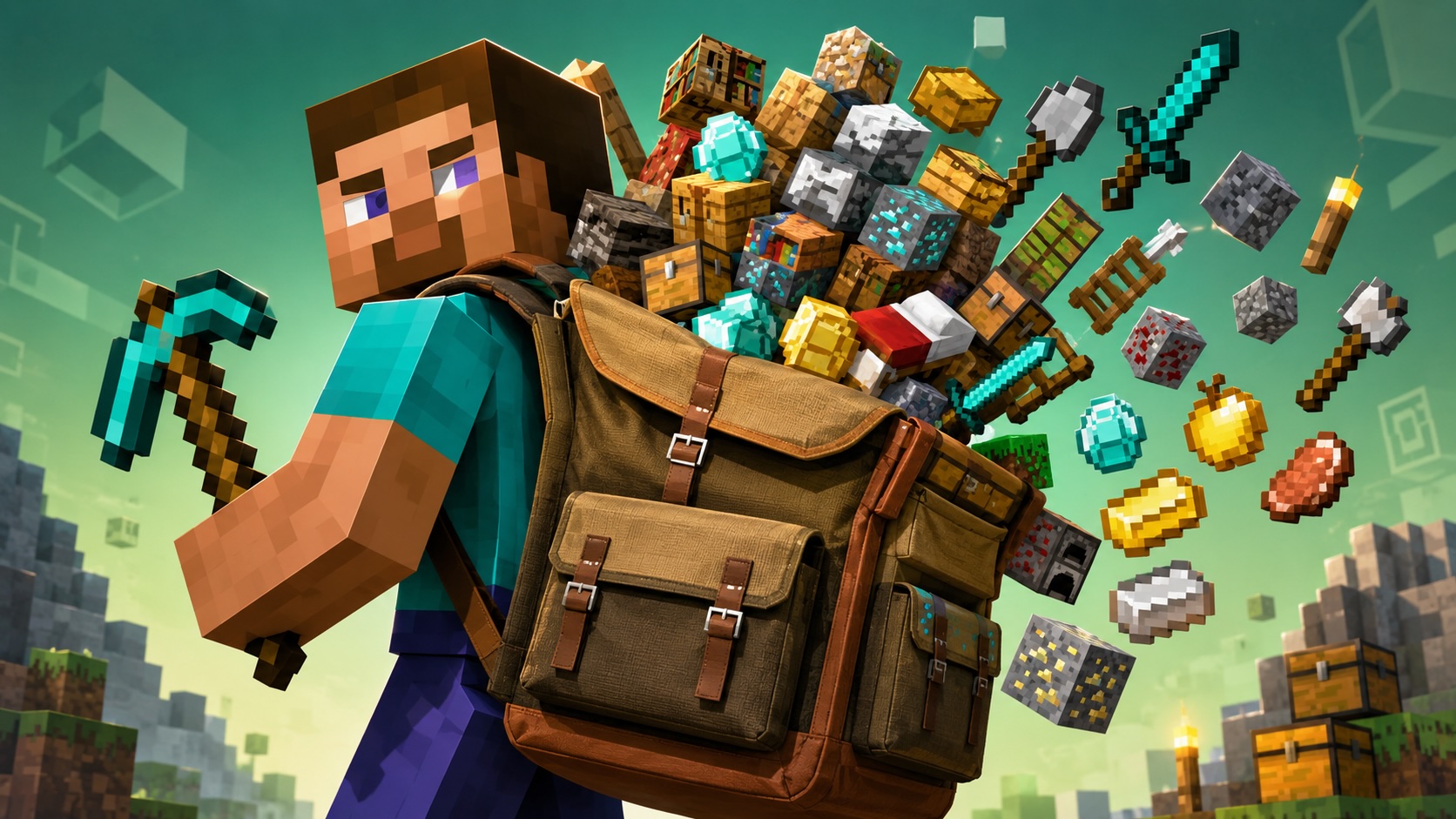 Herschel backpack add-on expands Minecraft inventory to 288 slots - news.goranked