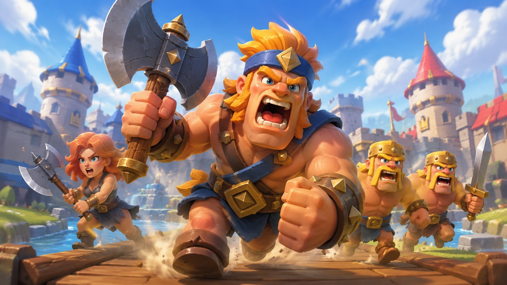 Clash Royale August adds Berserker, Valkyrie and Elite Barbarians