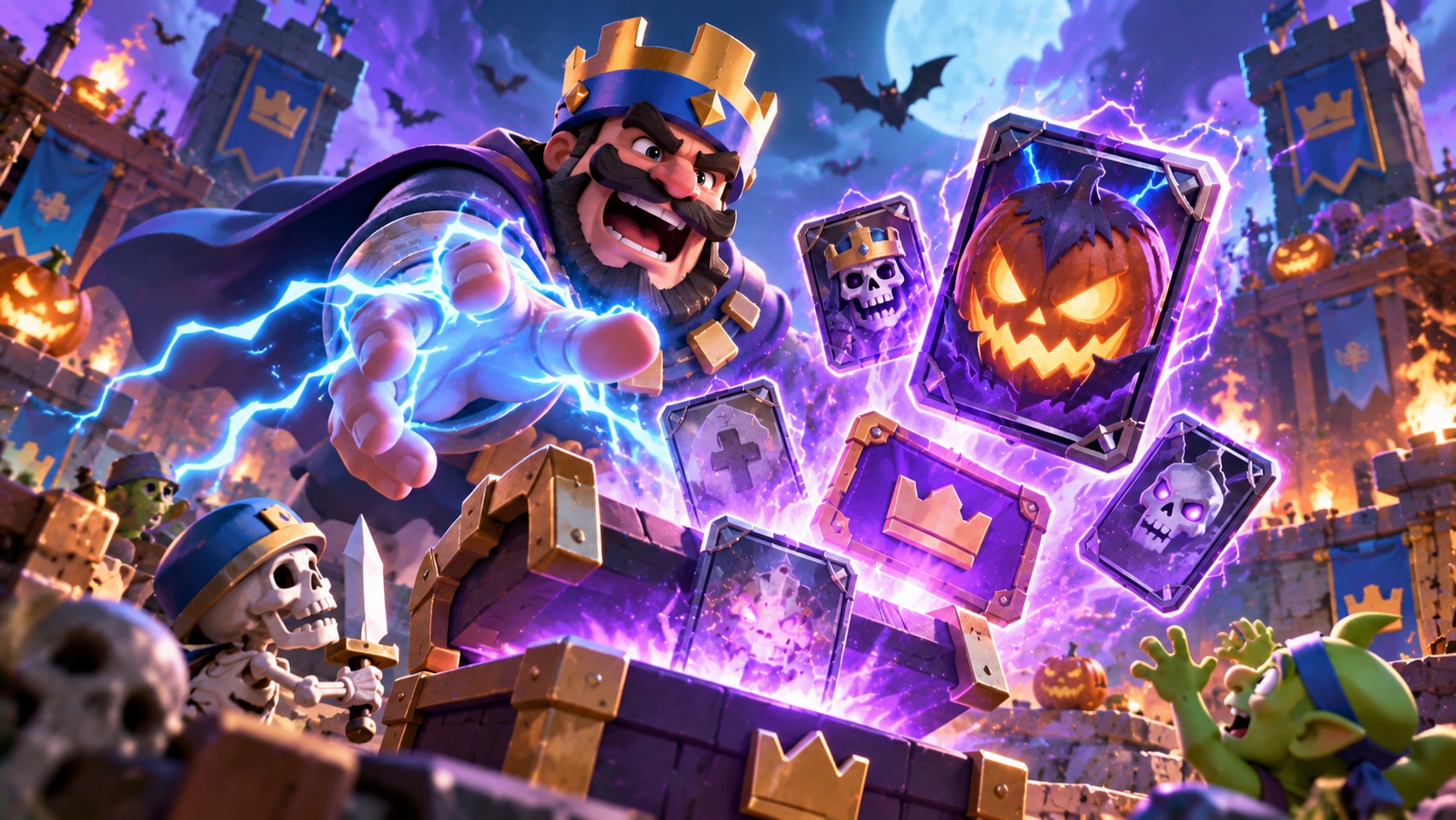 Clash Royale Season 88 adds Shocktober events and rewards