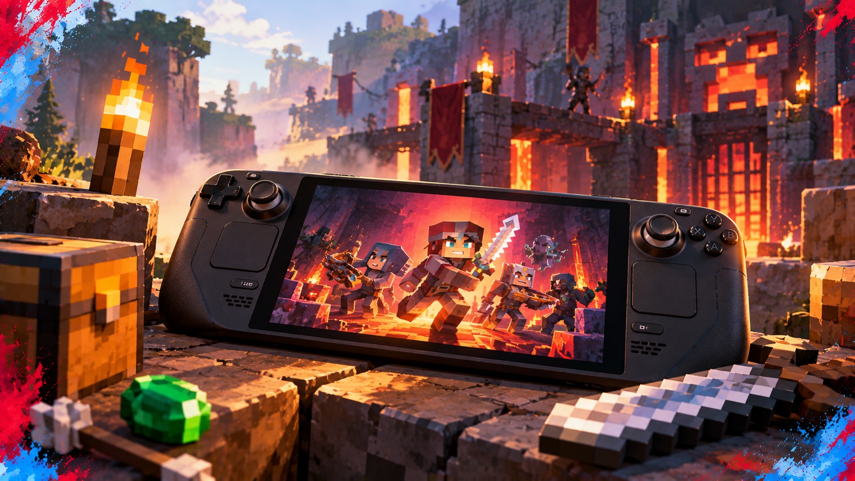 Minecraft Dungeons 2 now playable on Steam Deck