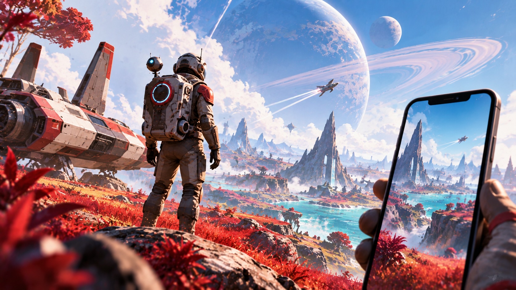 No Man’s Sky launches on iOS with FORSAKEN update