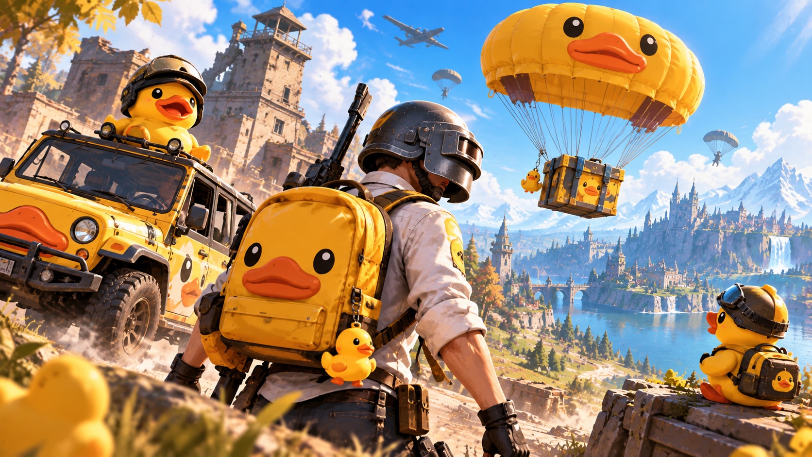 PUBG Mobile x B.Duck: Lucky Spin, WoW maps arrive Oct. 2