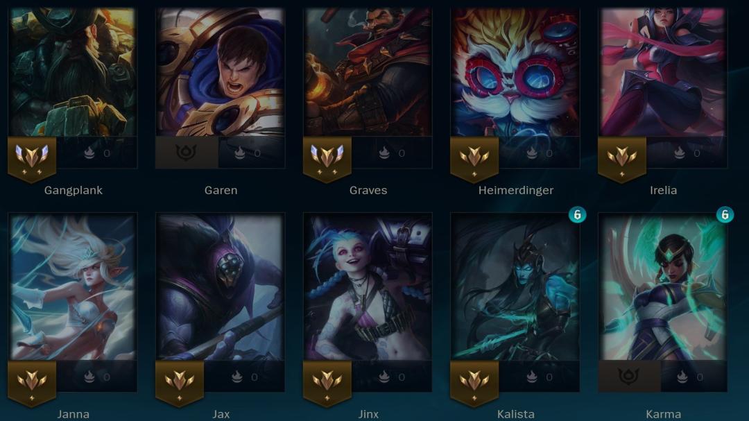 Unranked Account with 78 Champions and 21 Skins on EU West