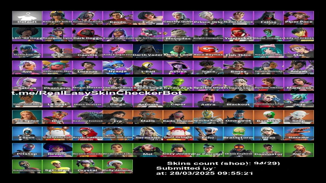 Diverse Collection of 94 Skins for PC Battle Royale 🎭🖥