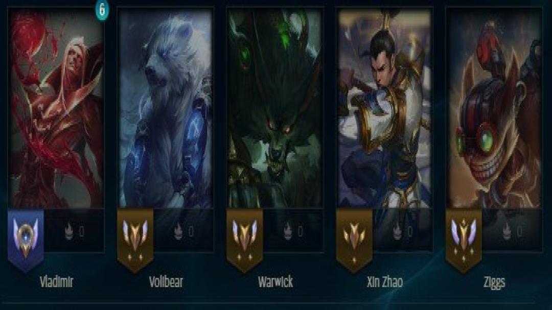 Level 30 Account with 65 Champions and 9 Skins on EU Nordic &amp; East