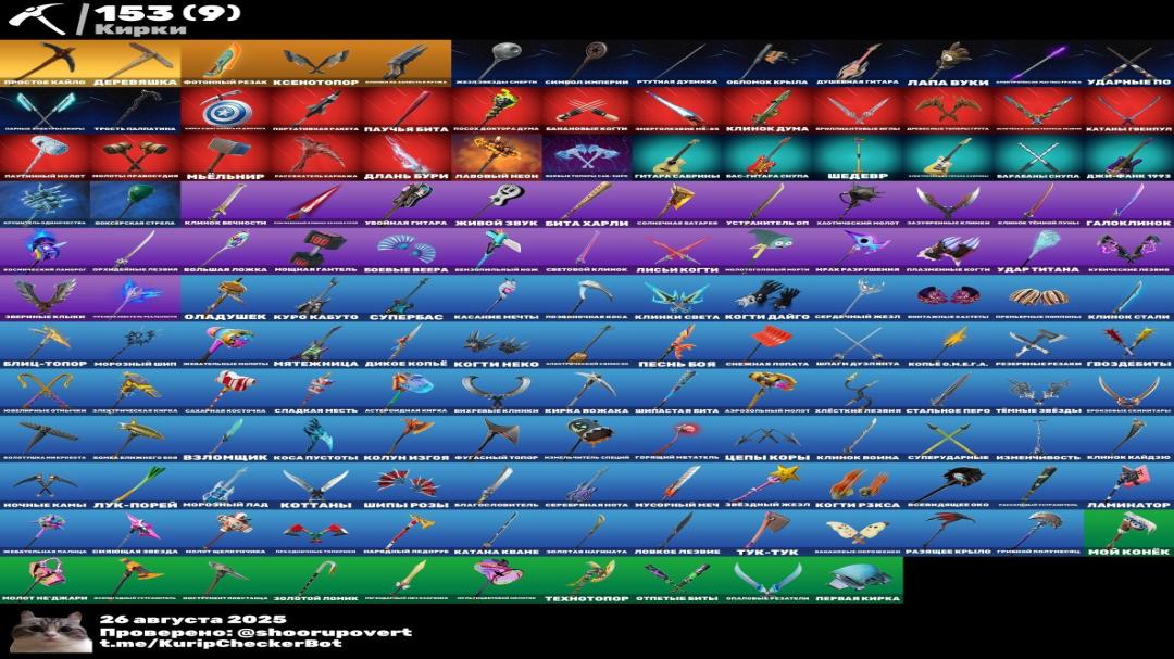 Diverse Fortnite Collection with 132 Unique Skins 🎭🖥