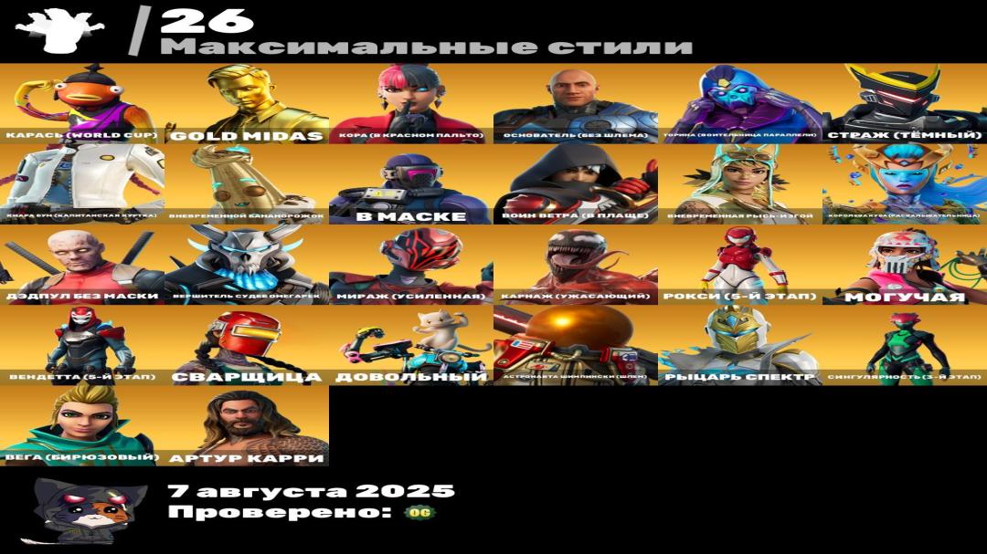 Diverse Fortnite Collection with 69 Unique Skins 🎭🖥