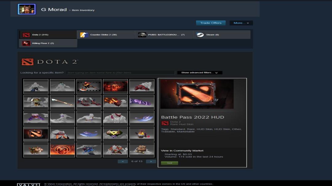 Ranked Dota 2 Account with 1800 Hours of Playtime