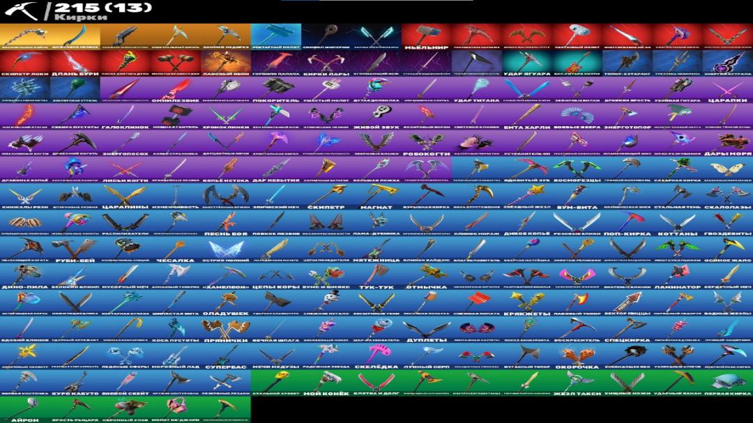 Diverse Battle Royale Collection with 208 Unique Skins 🎭🖥
