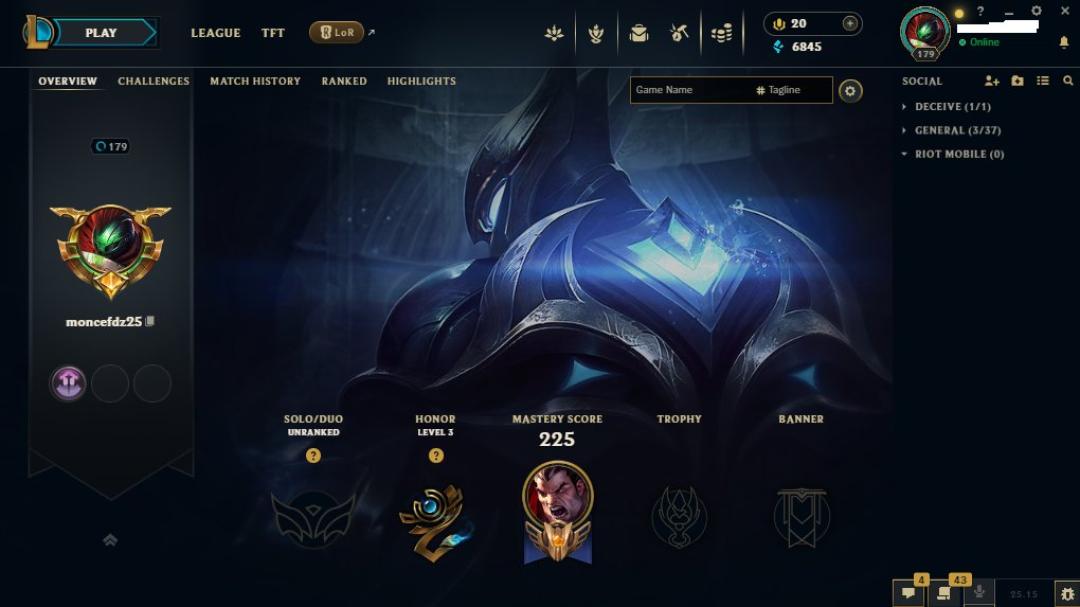 Epic EU West Account with 81 Champions and 42 Skins