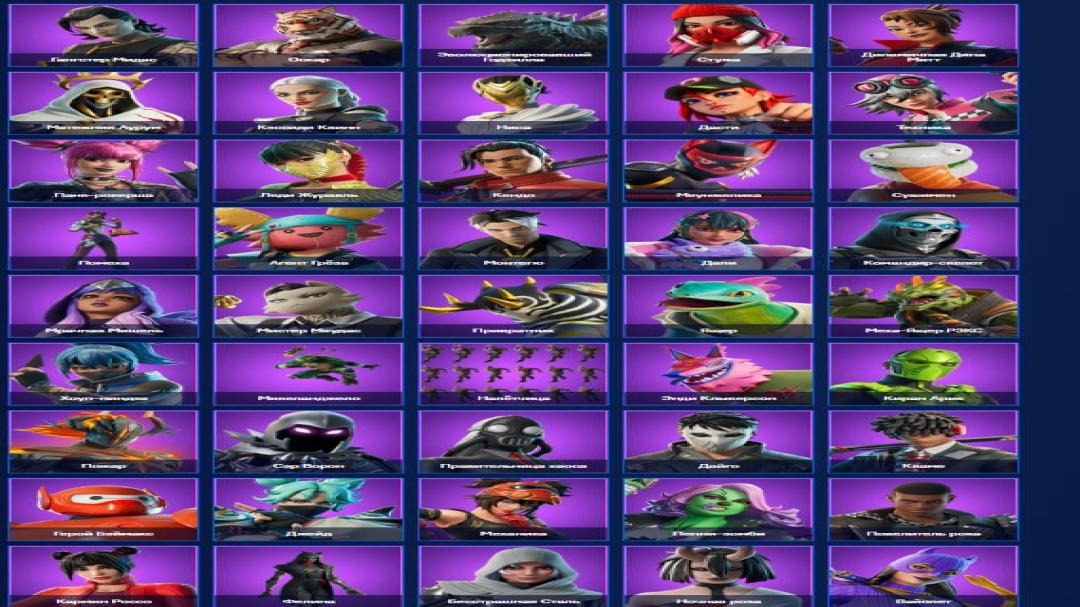 Diverse Collection of 322 Unique Skins for PC Battle Royale