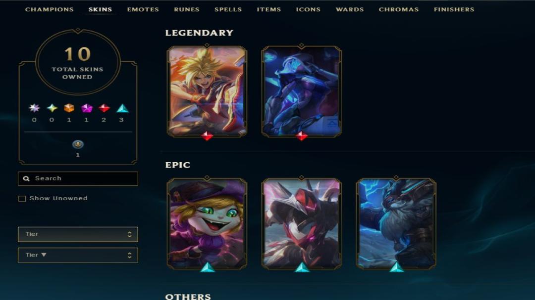 Diverse EU West Account with 35 Champions and 20 Skins