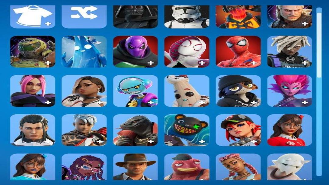 Diverse Fortnite Collection with 70 Unique Skins 🖥🎭