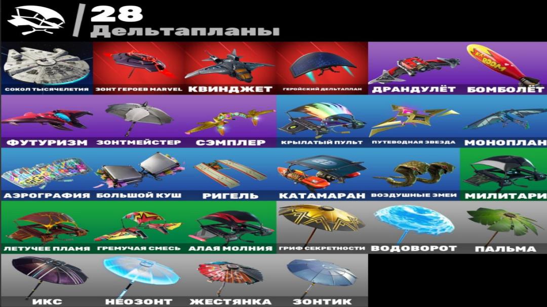 Diverse Fortnite Collection with 28 Unique Skins 🎭🖥