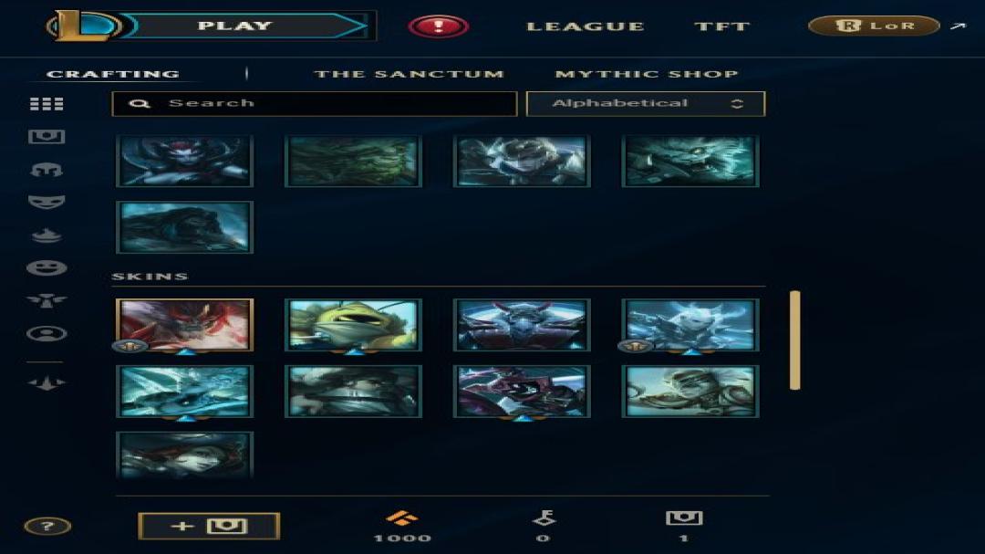 Unranked EU West Account with 3 Champions and 9 Skins