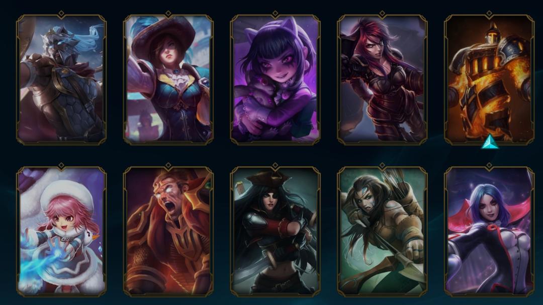 Diverse Collection with 90 Champions and 83 Skins, Level 30