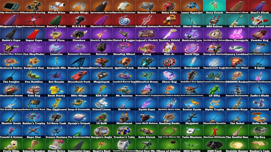 Diverse Fortnite Collection with 74 Unique Skins on PC 🎭🖥