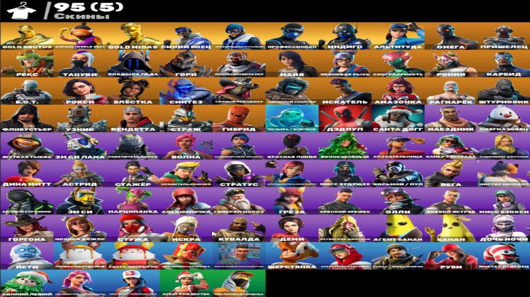 Diverse Collection of 95 Unique Skins for PC Battle Royale