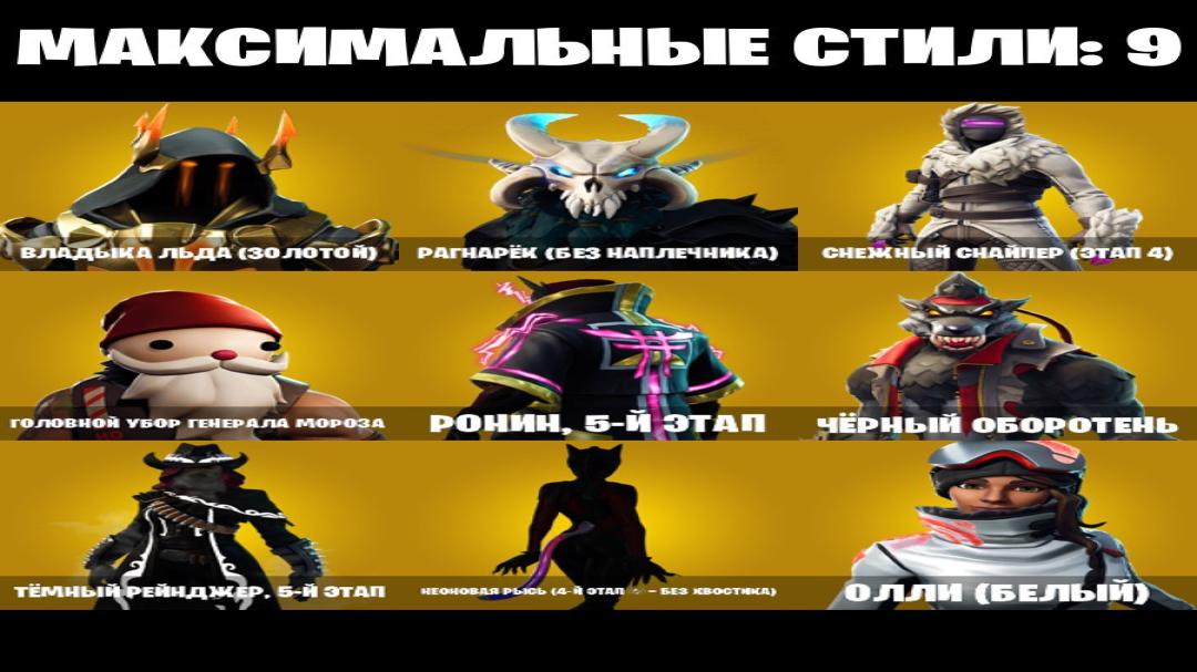 Diverse Fortnite Collection with 68 Unique Skins 🖥🎭
