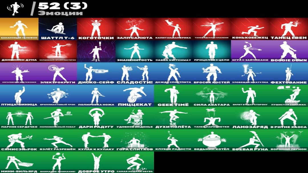 Diverse Fortnite Collection with 52 Unique Skins 🎭🖥