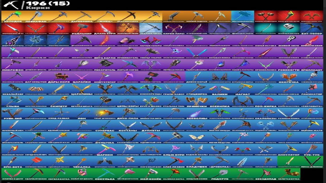 Battle Royale Collection with 196 Unique Skins 🖥🎭