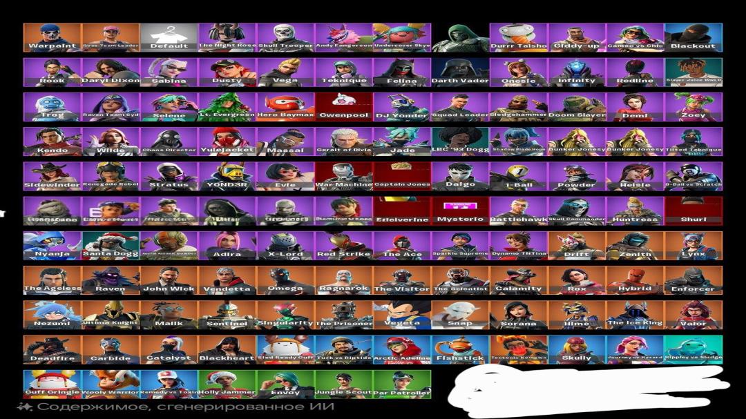 Diverse Collection of 127 Unique Skins for PC Battle Royale 🎭🖥