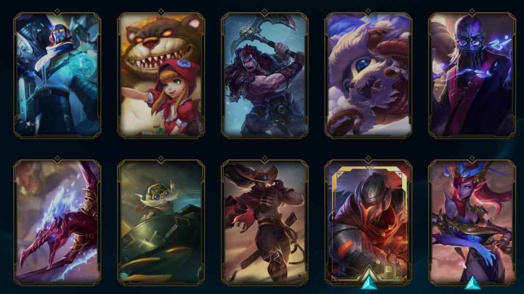 Diverse Champion Collection with 83 Skins on Japan Server