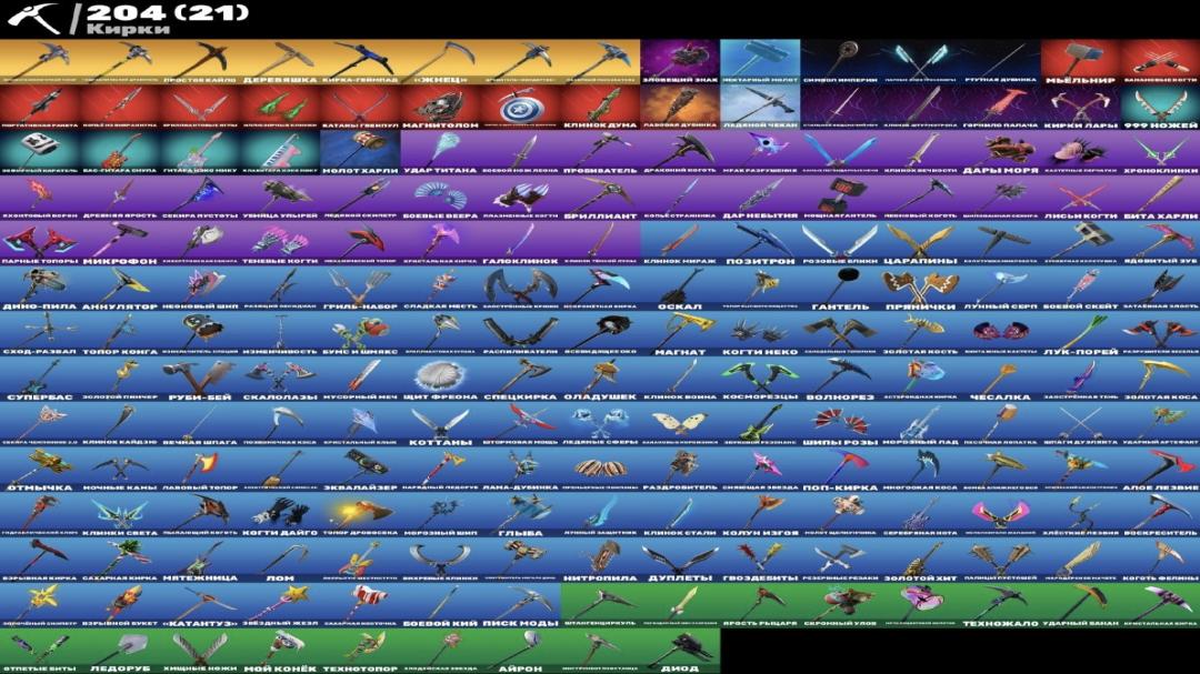 Diverse Fortnite Collection with 193 Unique Skins 🖥🎭
