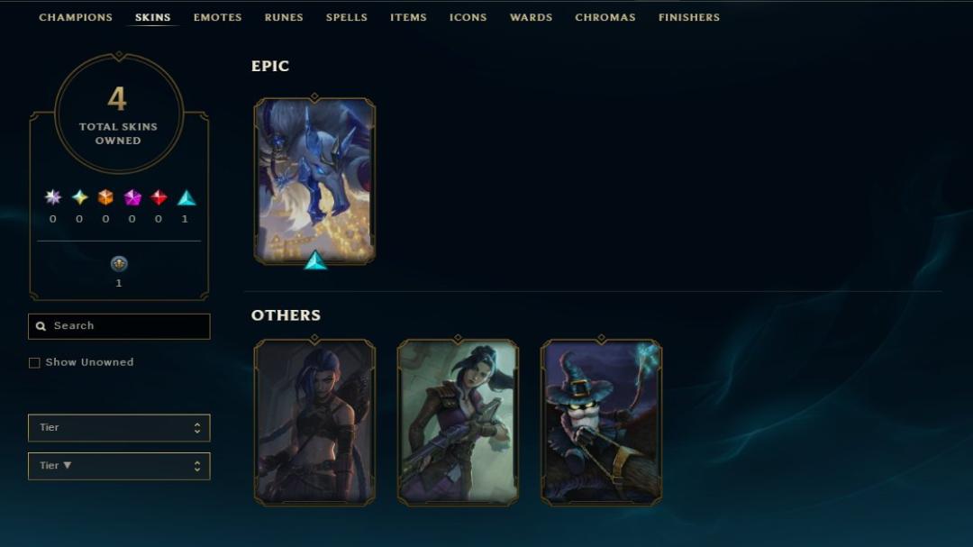 EU West Level 48 Account with 25 Champions and 5 Skins