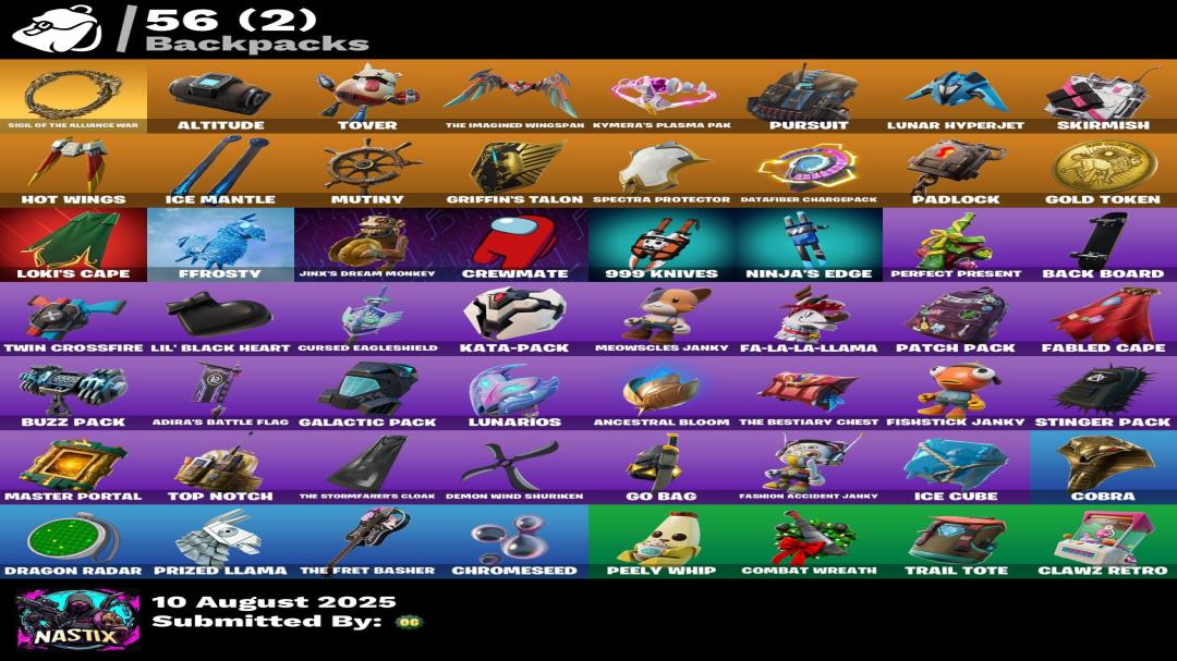 Diverse Fortnite Collection with 50 Unique Skins 🎭🖥